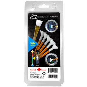 EZ Sensor Cleaning Kit™ PLUS Orange Vswabs® and VDust Plus™, Sensor Brush®